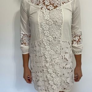 Abercrombie and Fitch White Lace Dress